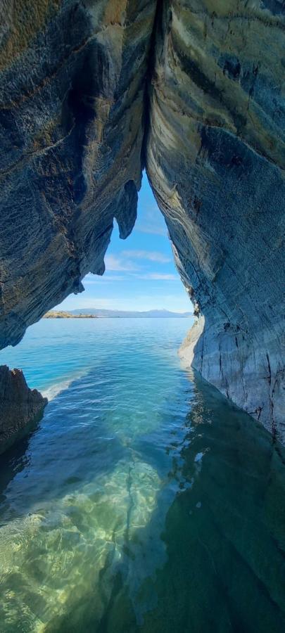 Cabana Cavernas Austral Puerto Sanchez Villa Екстериор снимка