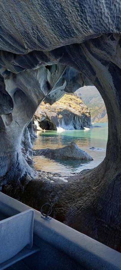 Cabana Cavernas Austral Puerto Sanchez Villa Екстериор снимка